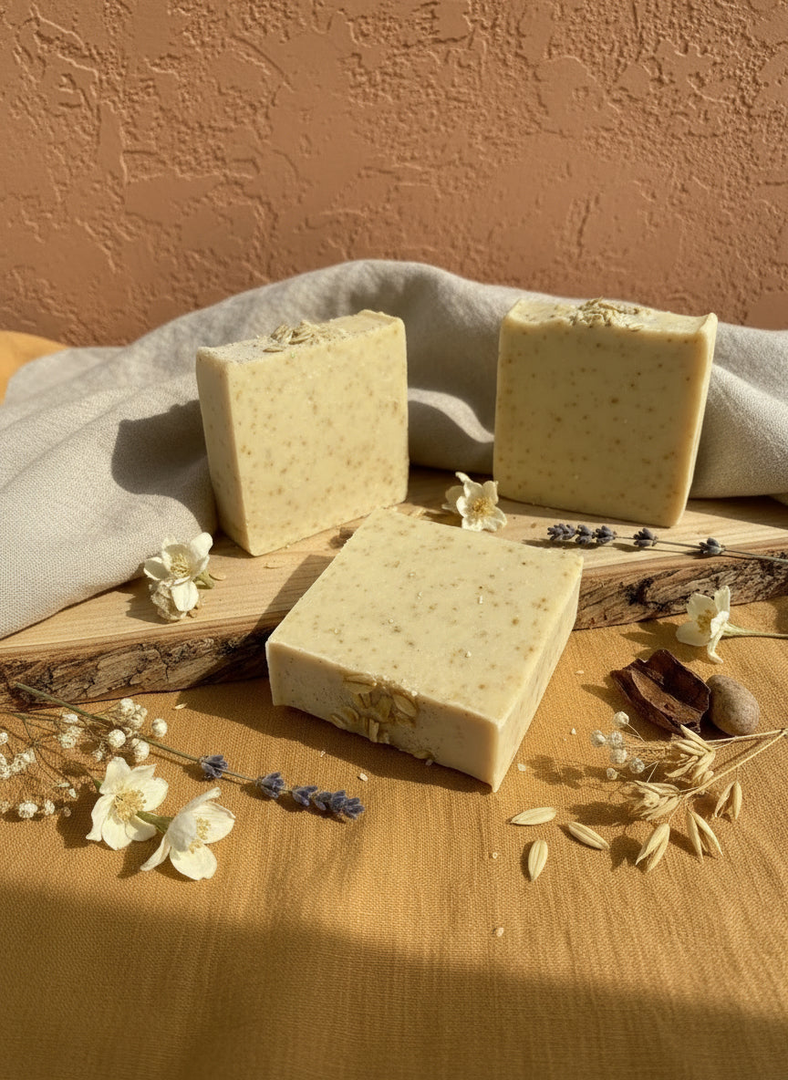 Winter Cashmere Oatmeal – Oatmeal Handmade Soap for Dry Skin