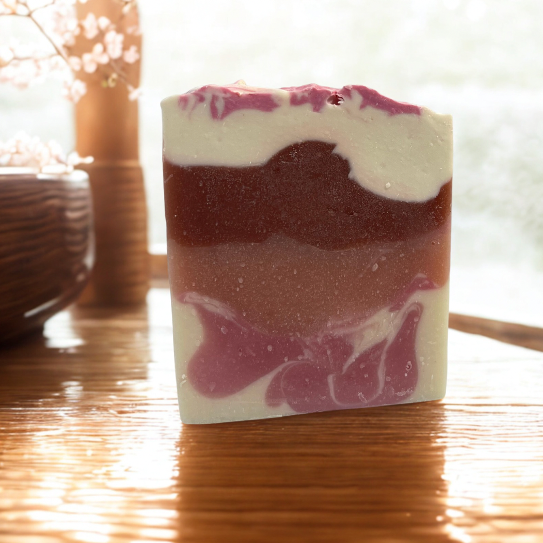Cherry Blossom Velvet is a cherry blossom 
Handmade Soap