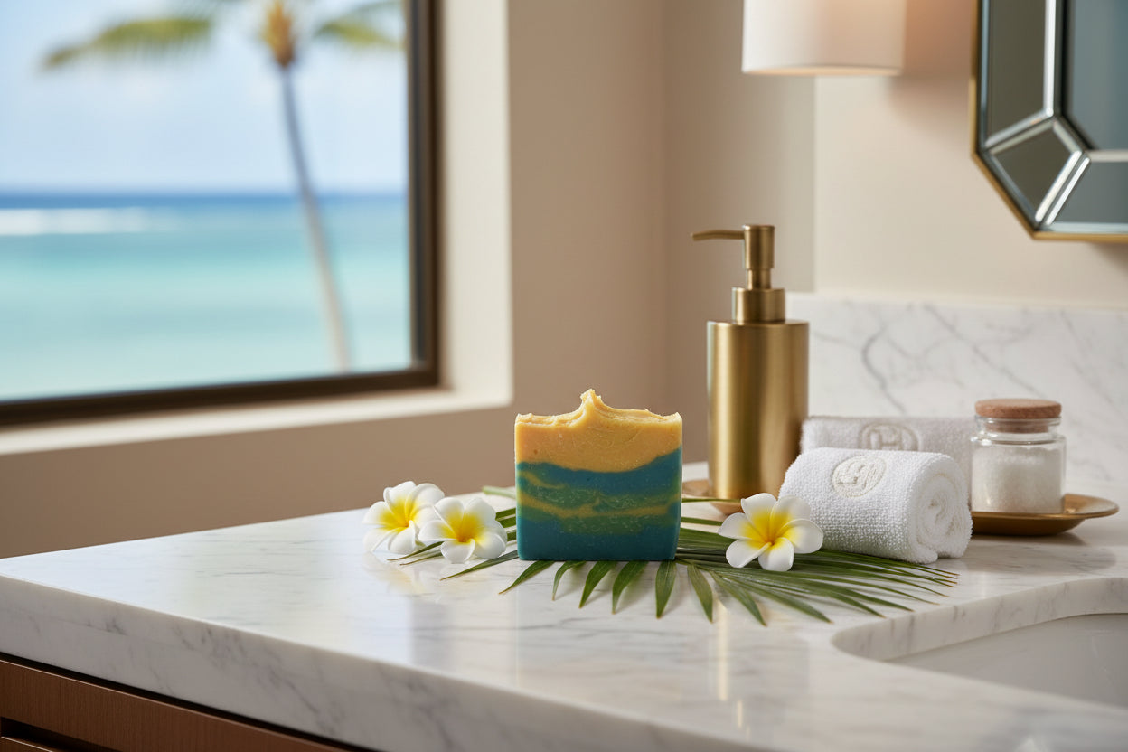 Pineapple Blue Hawaiian – Moisturizing Handmade Soap