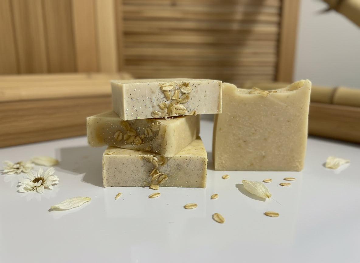 Winter Cashmere Oatmeal – Oatmeal Handmade Soap for Dry Skin
