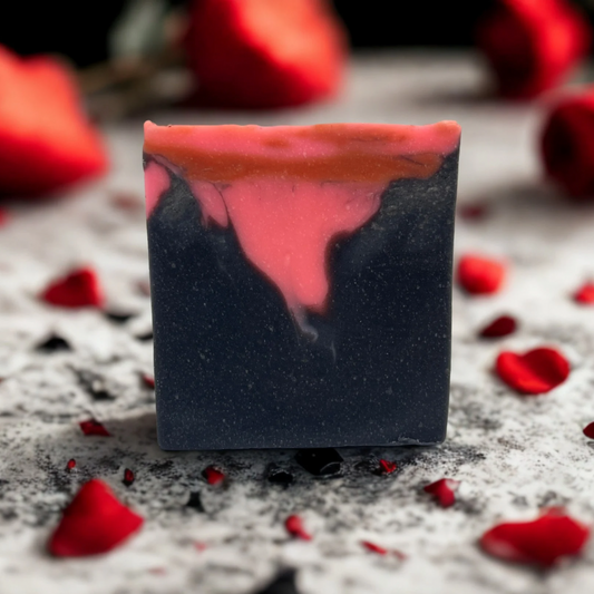 Midnight Rose – Rose & Activated Charcoal Handmade Soap