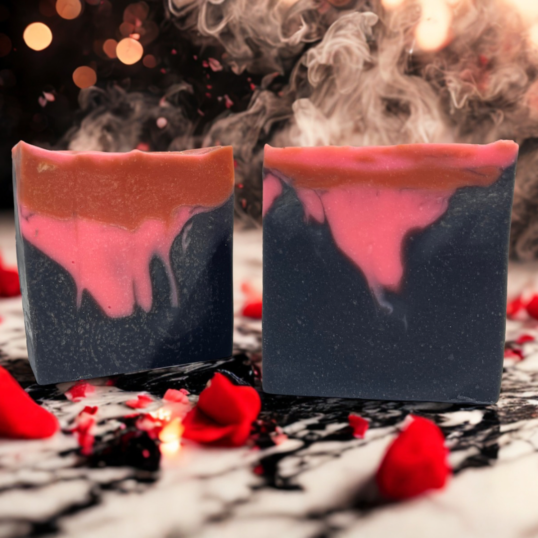 Midnight Rose – Rose & Activated Charcoal Handmade Soap