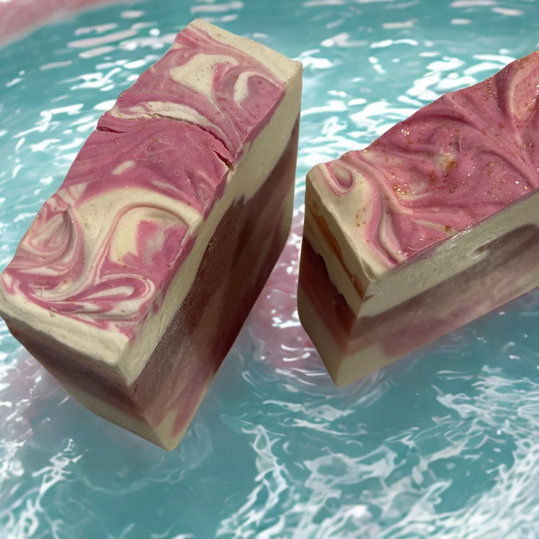 Cherry Blossom Velvet is a cherry blossom 
Handmade Soap