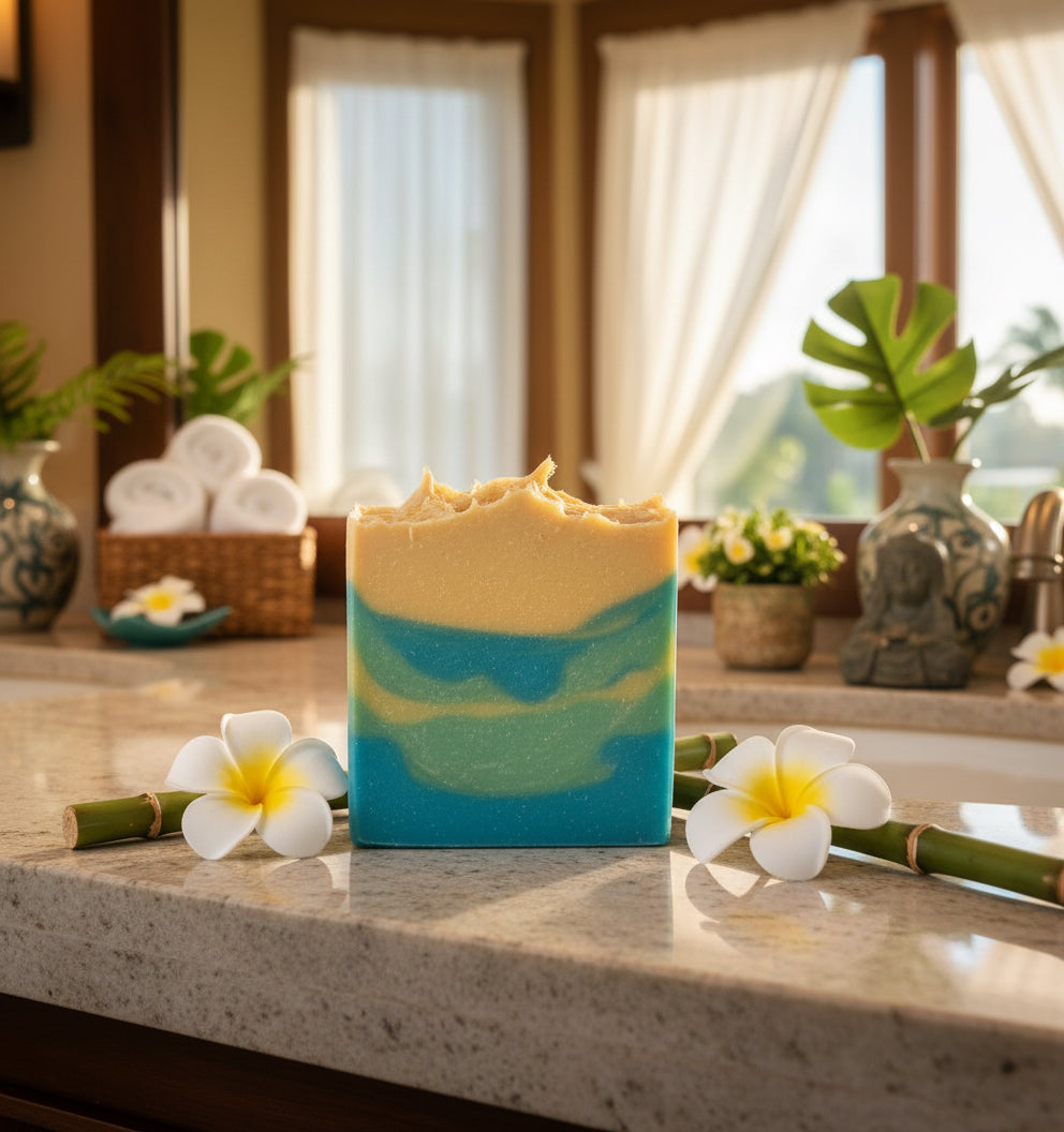 Pineapple Blue Hawaiian – Moisturizing Handmade Soap