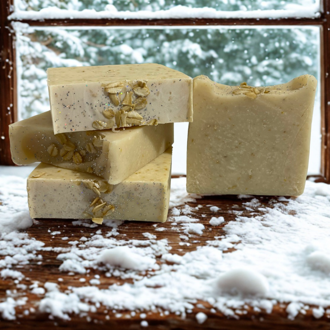 Winter Cashmere Oatmeal – Oatmeal Handmade Soap for Dry Skin