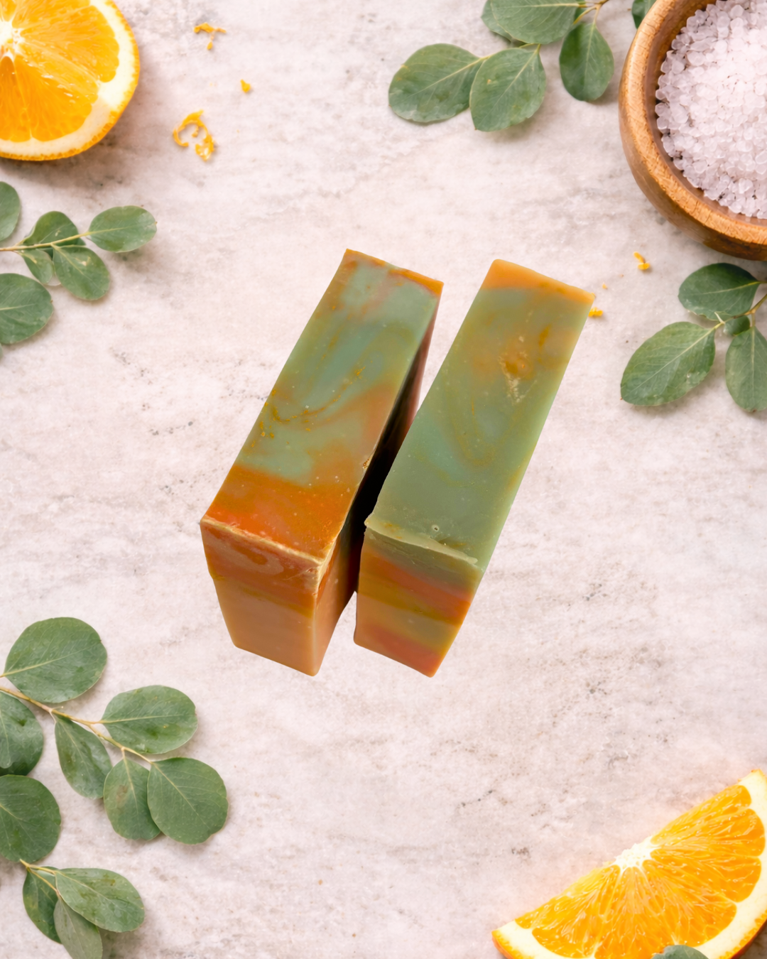 Sacred Breath – Sweet Orange & Eucalyptus Handmade Soap