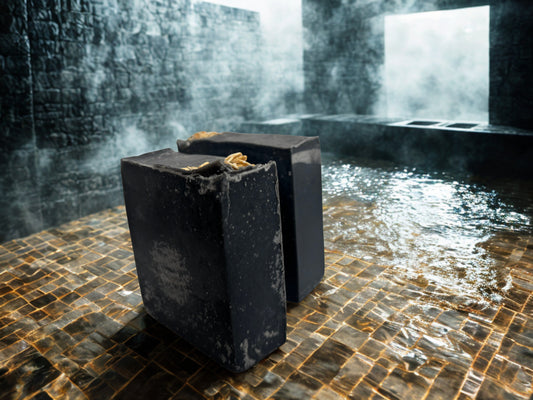 Obsidian North – Activated Charcoal & Oatmeal Men’s Soap | Handmade Detox Bar